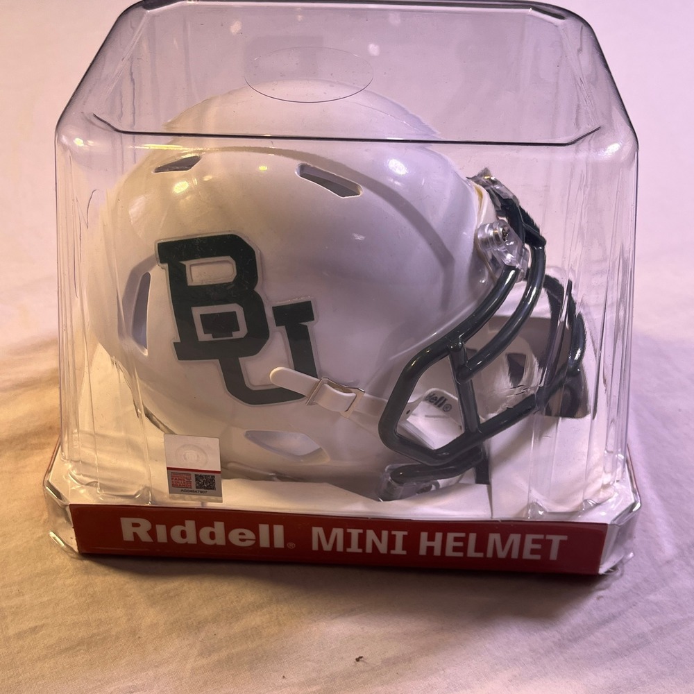 Riddell Mini Helmet Unisex OS White NEW Baylor Bears NCAA Speed